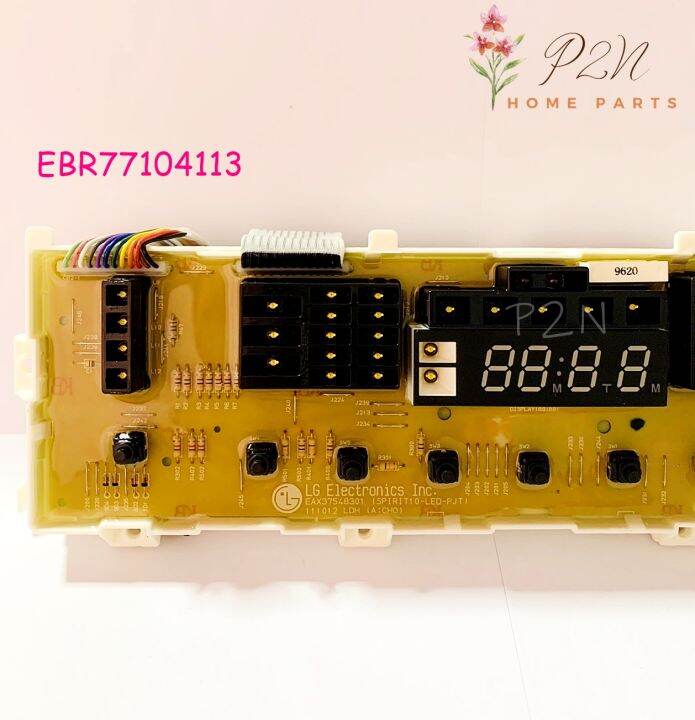 ebr77104113-แผงวงจรเครื่องซักผ้าแอลจี-lg-เมนบอร์ดเครื่องซักผ้า-แผงปุ่มกด-ออกใบกำกับภาษีได้