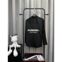 Burberr เสื้อเชิ้ตแขนยาว พิมพ์ลายตัวอักษร โอเวอร์ไซซ์ แฟชั่นฤดูใบไม้ร่วง และฤดูหนาว 2022