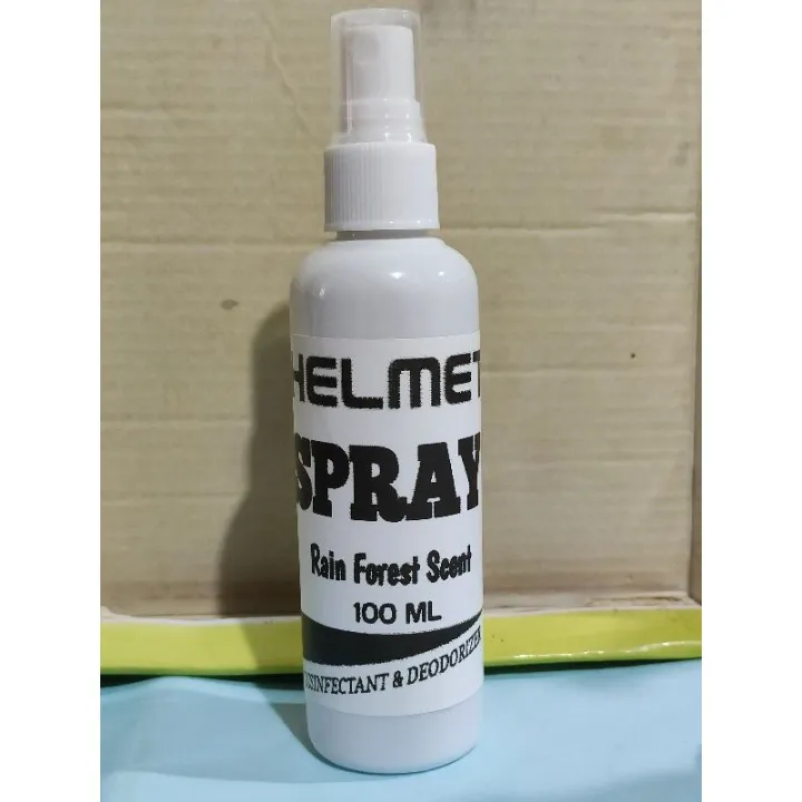 Motorcycle HELMET SPRAY 100ml (Disinfectant and Deodorizer)mUe | Lazada PH