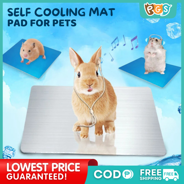【Petcher】 Pet Aluminum Alloy Cooling Plate Pad for Hamsters Bed