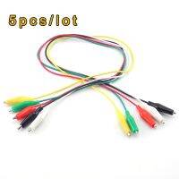 5pcs Roach Clip Alligator Clips Electrical Test Jumper Wire Alligator Double ended Crocodile Clips Test Leads