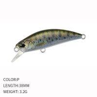 เหยื่อล่อปลาขนาดเล็ก2023 Pesca Wobbling ขนาด38มม. 3.2กรัมปลาสร้อยเหยื่อปลอม Isca สำหรับปลากะพงหอกลำธารปลาเทราท์เหยื่อ LYE3824