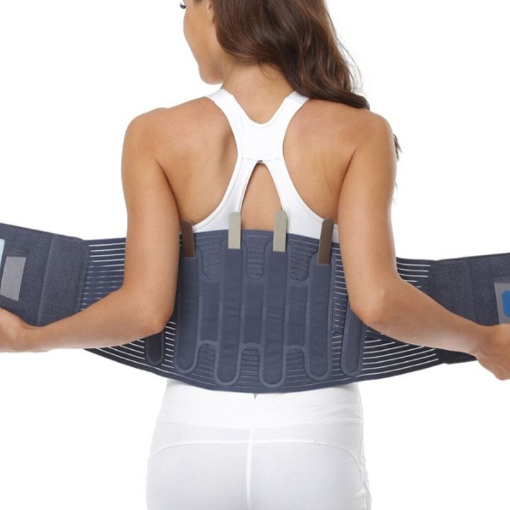 steel-plate-nylon-waist-compression-medical-lower-back-brace-spine-support-belt-lumbar-disc-herniation-orthopedic-support-belt