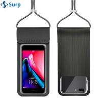 SURP หน้าจอสัมผัส โปร่งใส สากล ดำน้ำ เคสโทรศัพท์ว่ายน้ำ กระเป๋าใส่โทรศัพท์กันน้ำ ใต้น้ำ โทรศัพท์ปิดผนึกกระเป๋า