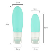 38ml/60ml Extrusion Portable Empty Tools Jars Shower Bottle Gel Silica Cosmetics Travel