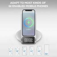 ZZOOI 3 in1 Qi Fast Wireless Charger Stand For IPhone 12 11 Pro Max Xiaomi Samsung Charging Dock Station Auto Alignment Induction