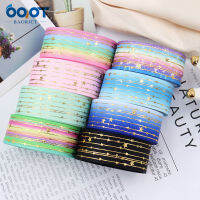 25 มม. 10 หลาสี Gradient Stars Hot Silver ริบบิ้น Grosgrain, 22301-2 โบว์หมวกอุปกรณ์เสริม Party Gift Wrap DIY Handmades-EDCNM SHOP