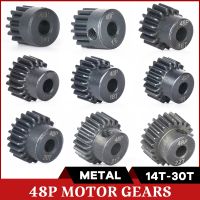 48P Harden Metal Motor Gears Pinion 3.175mm 14T 15T 16T 17T 18T 19T 20T 21T 22T 23T 24T 25T 26T 27T 28T 29T 30T Cars Parts