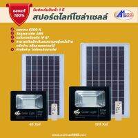 HL-8065 (65 วัตต์) และ HL-8120 (120 วัตต์) สปอร์ตไลท์โซล่าเซลล์ ใช้พลังงานแสงอาทิตย์ 100% ไม่เปลืองไฟ.