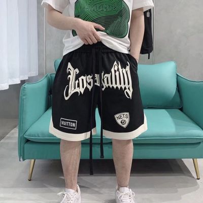 Y2k Streetwear Shorts Mens Harajuku Hip Hop Alphabet Graphic Oversized Basketball Shorts 2023 Summer Loose Casual Sports Shorts