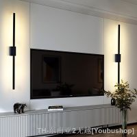 hyfvbujh™๑☞ And Grille Lamp Minimalist Room TV Background Wall Bedroom Bedside Strip