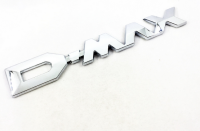 โลโก้ตัวอักษร อีซูซุ ดีแม็ค สีเงิน งานพลาสติก DMAX Letter Logo Car Auto Rear Trunk Emblem Badge Sticker Decal Replacement For ISUZU