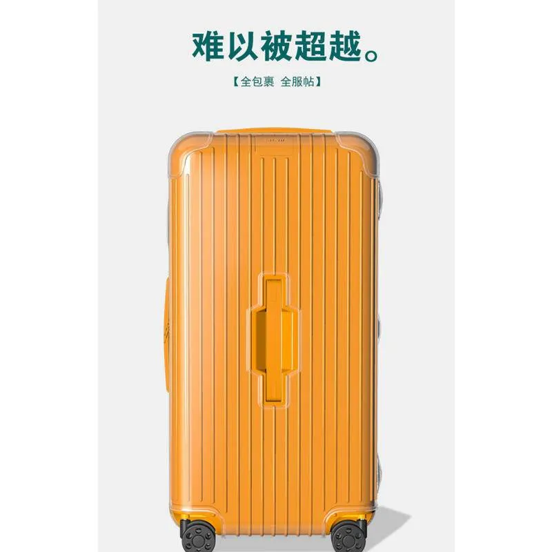 Clear Luggage Cover For Rimowa essential Trunk Plus 33inch Thicken PVC High  Quality With Zipper