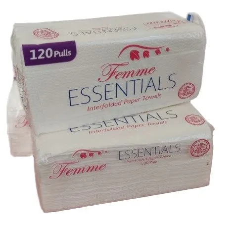 FEMME ESSENTIAL 120 PULLS Interfolded Paper Tissue Set of 3 | Lazada PH