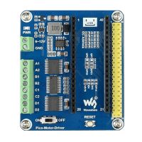 Waveshare for Raspberry Pico Motor Drive Expansion Board 4-Way DC Motor I2c Interface Module PCA9685 PWM Driver Chip