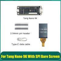 บอร์ดพัฒนา RISC-V GW1NR-9พร้อมหน้าจอเปล่า SPI ขนาด1.14นิ้วสำหรับ Tang Nano 9K FPGA Goai