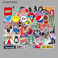 (Crownfamily) สติกเกอร์ ลายกราฟิก 100 แบบคลาสสิก สําหรับตกแต่งกระเป๋าเดินทาง แล็ปท็อป สเก็ตบอร์ด (ขายดี