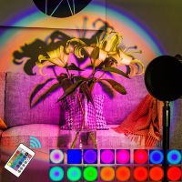 Smart Bluetooth Sunset Projection Lamp SunsetLamp Night Light APPRemote Led Lights Decoration Bedroom For Home Photography Gifts