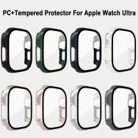 Full Cover Protective Case PC Tempered Watch Cover Shell Hard Accessories Screen Protector for Apple Watch Ultra 49MM