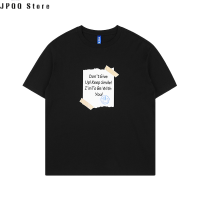 JPQQ Store RFSD เสื้อผ้าผู้ชาย2023ใหม่ฤดูใบไม้ผลิและฤดูร้อนสติกเกอร์ที่สร้างสรรค์พิมพ์ลายแขนสั้นทรงหลวมอินเทรนด์ผู้ชายและผู้หญิง