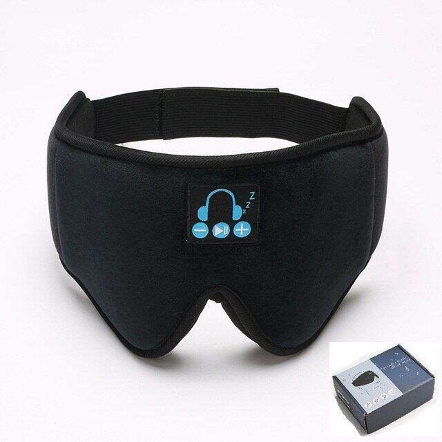 VIP Sleep Headphones Bluetooth 5.0 Wireless 3D Eye Mask HeadSet With Microphone Side Breathable