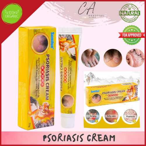 Sumifun Psoriasis Eczema Treatment Cream antibacterial cream 20g Quick