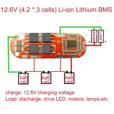 BMS 3S 4S 5S 25A 12.6V 16.8V 21V 18650 Li-Ion Lithium Protection Circuit Charger Board PCM Lipo Balance โมดูล