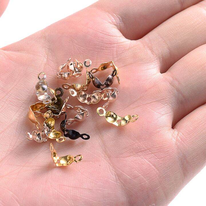 200pcs-mixed-ball-chain-crimp-end-connector-bead-tips-thread-cord-end-knot-cover-clasp-for-diy-jewelry-making-bracelet-necklace