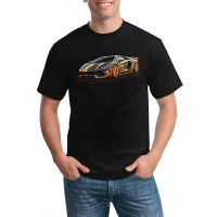 Luxury Sports Car T Shirt Graffiti Cartoon Essential T-Shirt Crewneck Custom Tshirt Cotton Novelty Top Tees Big Size 4Xl 5Xl