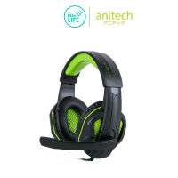 Anitech Gaming Headphone With Mic หูฟัง พร้อมไมค์โครโฟน สายถัก รุ่น AK75 รับประกัน 2 ปี