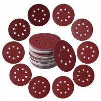 【LZ】❁☌✖  10pcs 5inch 8 Holes Sanding Disc 40 60 80 120 240 400 600 800 1000 1200 2000 Grit Sandpaper Hook and Loop Sanding Grinding Discs