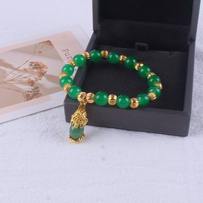 Wholesale Pixiu Pendant Elastic Beaded Bracelet for Women Men Gift Chinese FengShui Wristband Lucky Amulet Jewelry