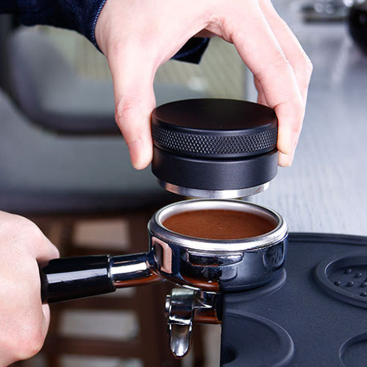 coffee-tamper-แทมเปอร์-ที่อัดกาแฟ-แทมเปอร์มาการอง-อุปกรณ์สำหรับกาแฟ-ที่อัดกาแฟเครื่องชงกาแฟสด-ที่กดกาแฟสเตนเลส-coffee-tamper-51-53-58-mm-กันลื่น