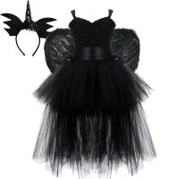 ☄ Halloween Angel Costumes Girls Dark Angel Costume Girl Kid - Halloween Princess - Aliexpress