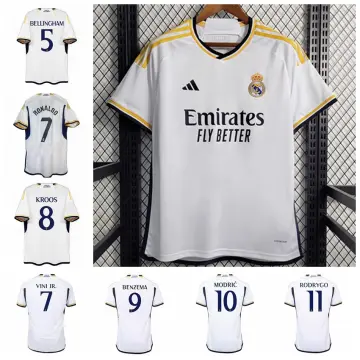 Real Madrid adidas Home Shirt 2023-24 - Long Sleeve with Rodrygo 11 printing