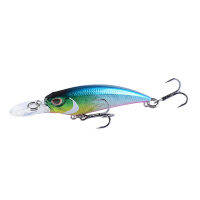 7.5cm/5.2g 3D Hard Crankbait Plastic Artificial Bait Fishing Minnow Lure