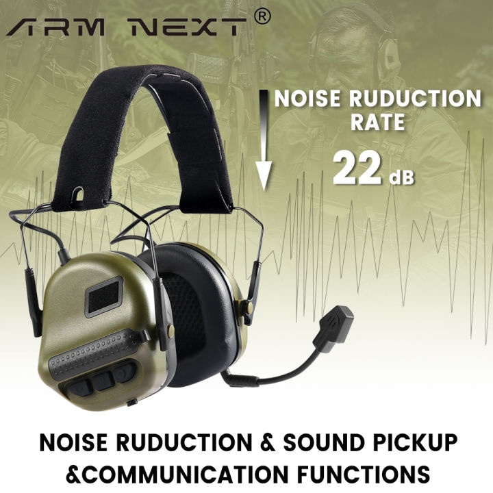 arm-next-electronic-tactical-headphone-การป้องกันการถ่ายภาพ-noise-cancelling-earmuff-military-communication-earphones