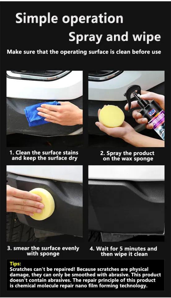 Not yellowing for 10 years Laojiang car plastic nano coating car coating  spray car plastic restorer