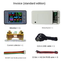 VAC8710F 2.4 Inch Wireless Voltage Meter+Acquisition Module+Measurement Box Coulometer Accessory Part Kit Capacity Power Detector 120V 100A