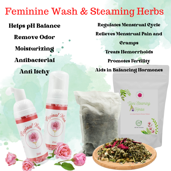 [Steaming Herbs + Feminine Wash] Helps pH Balance / Remove Odor