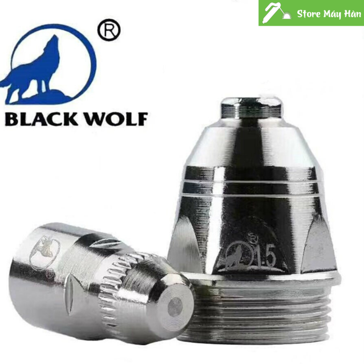 Hộp 10 bộ béc cắt plasma P80- 1.5 hiệu Sói, phụ kiện máy cắt palasma