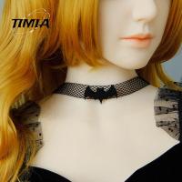 TIMIA บุคลิกภาพ เย็นดี อินเทรนด์ โซ่คอ ของขวัญ สร้อยคอฮาโลวีน Choker แมงมุม สร้อยคอตาข่าย โซ่กระดูกไหปลาร้าผู้หญิง เครื่องประดับแฟชั่น สร้อยคอสไตล์เกาหลี