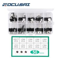 ;.[- 10Value*5Pcs 50PCS Transistor Assortment Kit Voltage Regulator Box LM317T L7805 L7806 L7808 L7809 L7810 L7812 L7815 L7818 L7824