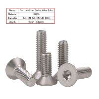 M3 M4 M5 M6 M8 M10 A4 Sekrup Soket Hex Kepala Datar Baut Segi Enam Countersunk 316 Baja Tahan Karat DIN7991