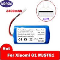 New 3400mAh Battery H18650CH-4S1P and Side Brush HEPA filter For XIAOMI MIJIA MI G1 Robot Vacuum-Mop Essential MJSTG1 SKV4136GL