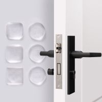 1PC Transparent Soft Silicone Wall Protector Non-slip Door Stopper Muffler Pad Protective Plug Self-adhesive Door Handle Bumper