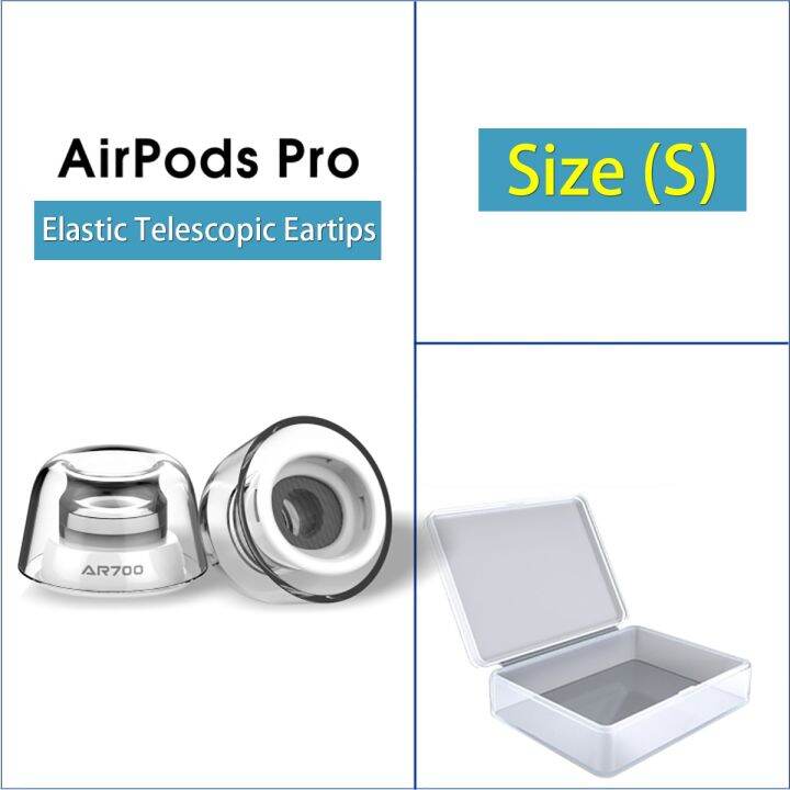Latex Ear Tips For Airpods Pro 2 Eartips TWS Earbuds Tips 2Nd Generation AntiSlip Avoid Falling