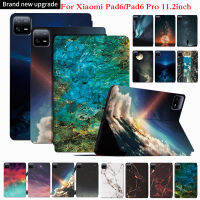 สำหรับแผ่น Xiaomi 6 Pro 11.2นิ้วเคส2023สำหรับ Mi Pad6 Pro 11.2เคสแท็บเล็ตลายเคสแท็บเล็ตหนังพียูคุณภาพสูงเคสเคสแบบพับปิดได้