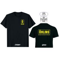 Fashion เสื้อยืด RACING เสื้อซิ่ง [COTTON 100%] [OHLINS] [2] Tee