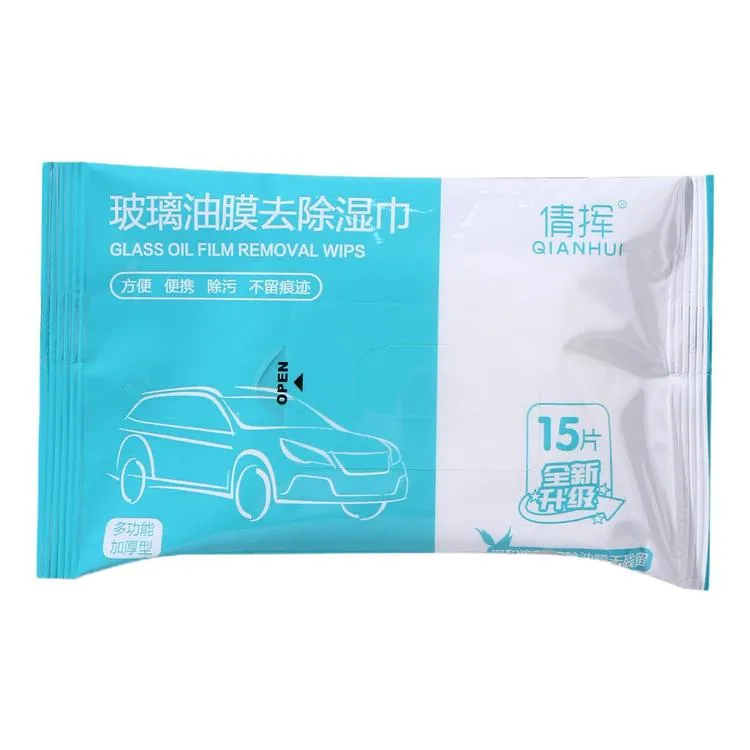 Car Wipes Interior Cleaning Glass Wash-Free Glass Oil Film Wet Wipes Wet  Wipe Design Cleaning Tool for Car Window Windshield Other Glasses or  Mirrors gaudily